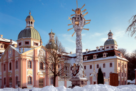 Stollenkarton Motiv Klostermarienthal, Ostritz